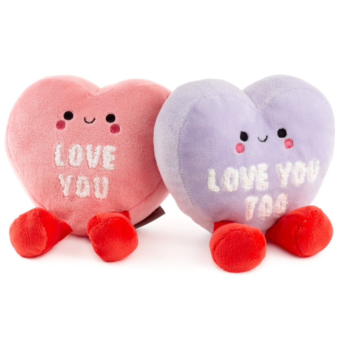 Better Together Candy Hearts Magnetic Plush Pair