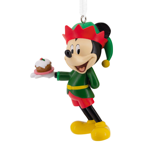 Collectable Disney Mickey Mouse Elf Hanging Christmas Ornament