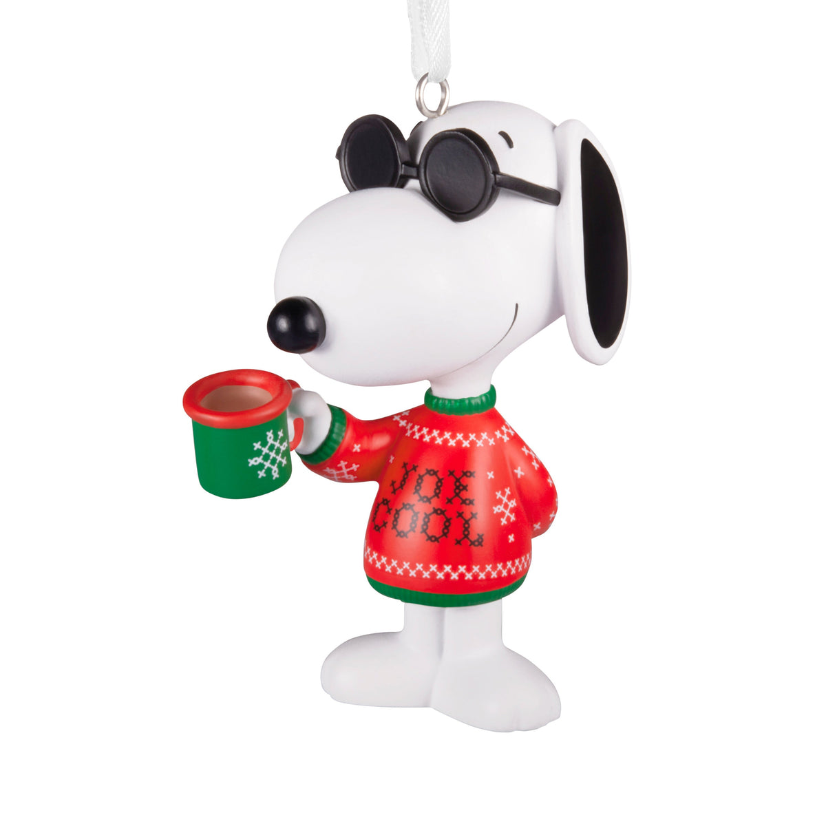 Collectable PEANUTS™ Christmas Hanging Ornament - SNOOPY as Joe Cool