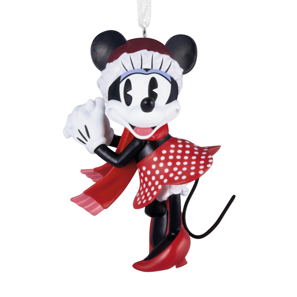 Collectable Disney Minnie Mouse Resin Hanging Christmas Ornament