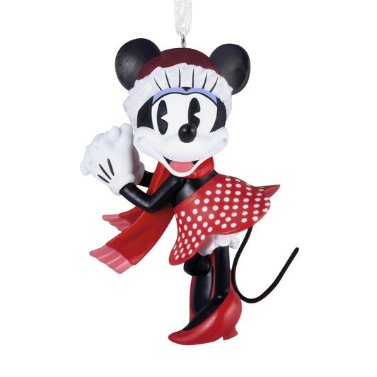Collectable Disney Minnie Mouse Resin Hanging Christmas Ornament