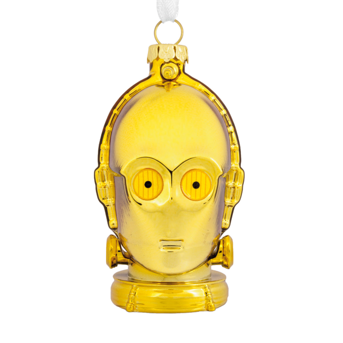 Star Wars™ Glass Ornament - C-3PO Gold Head