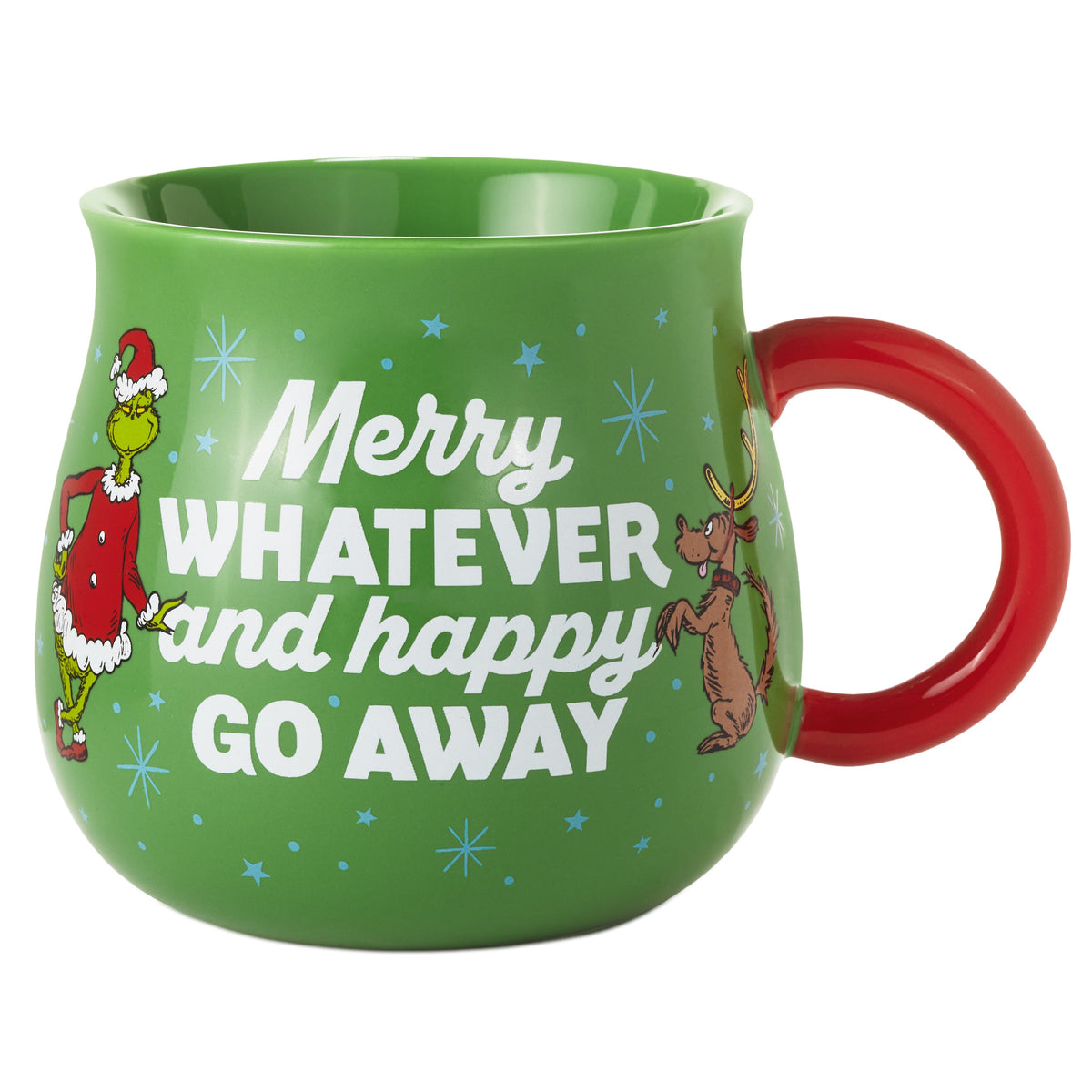 The Grinch 'Merry Whatever and Happy Go Away' Ceramic Mug