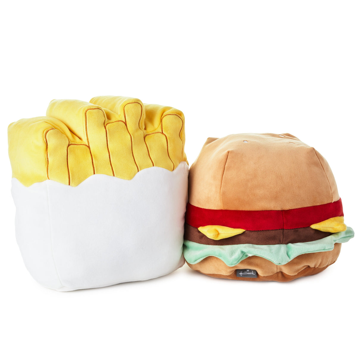 Better Together Jumbo Burger and Fries Magnetic Plush Pair