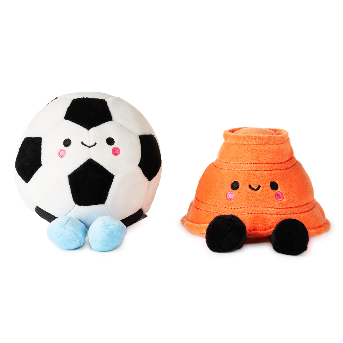 Better Together Football & Orange Cone Magnetic Plush Pair