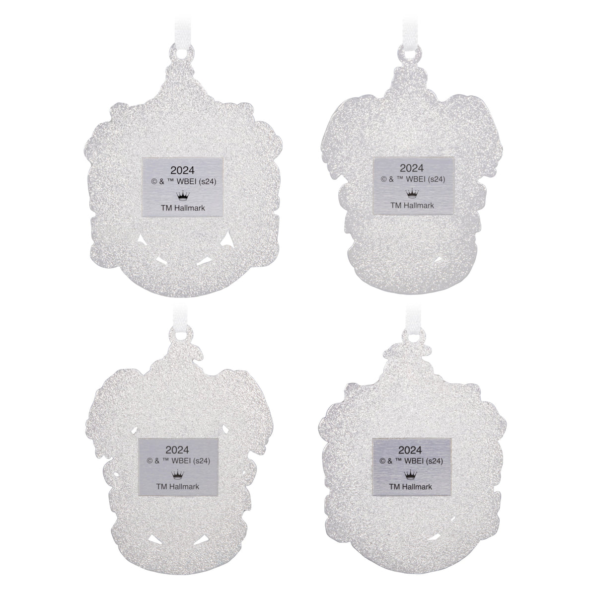 Collectable Harry Potter™ Keepsakes - Set of 4 Hogwarts™ House Crest Ornaments