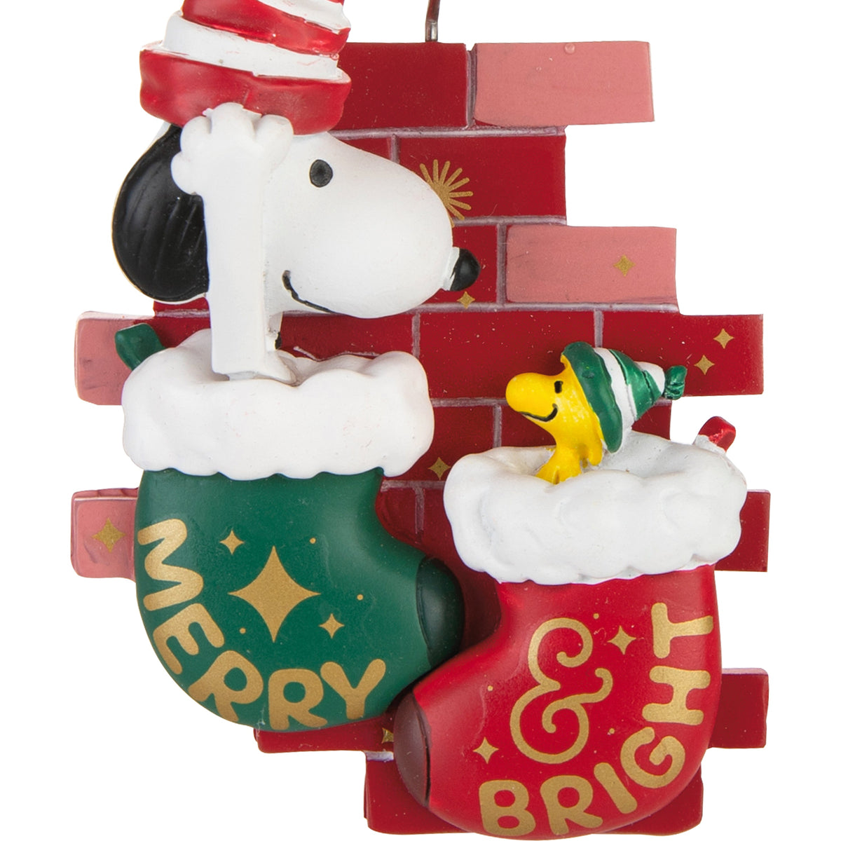 Collectable PEANUTS™ Christmas Hanging Ornament - SNOOPY and Woodstock Stockings