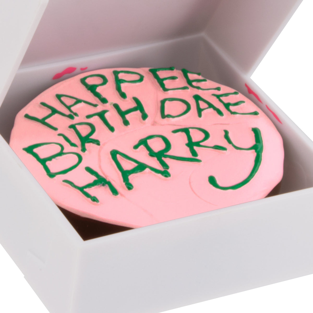Collectable Harry Potter™ - Harry's Pink 11th Birthday Cake Ornament