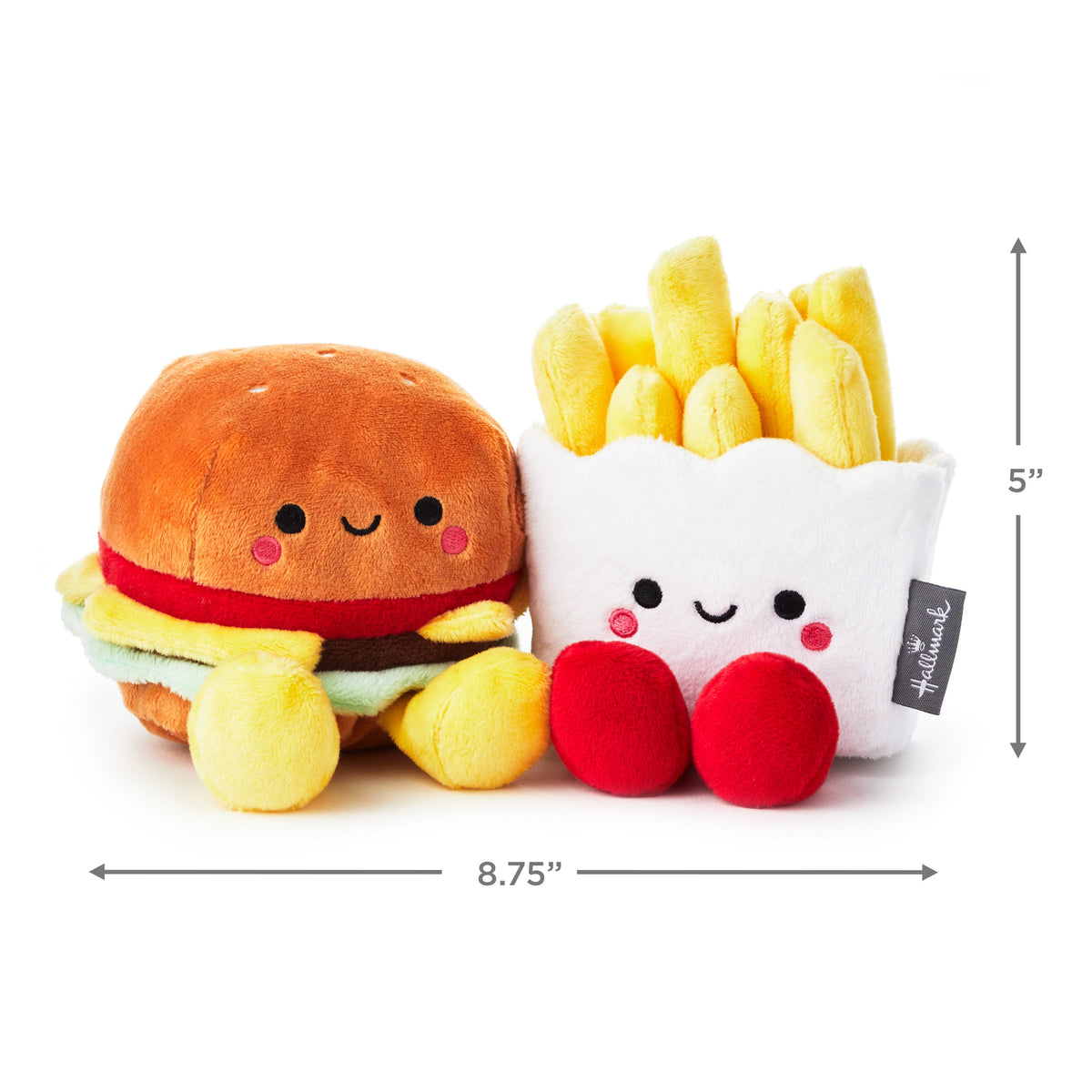 Better Together Burger & Fries Magnetic Soft Toy Pair
