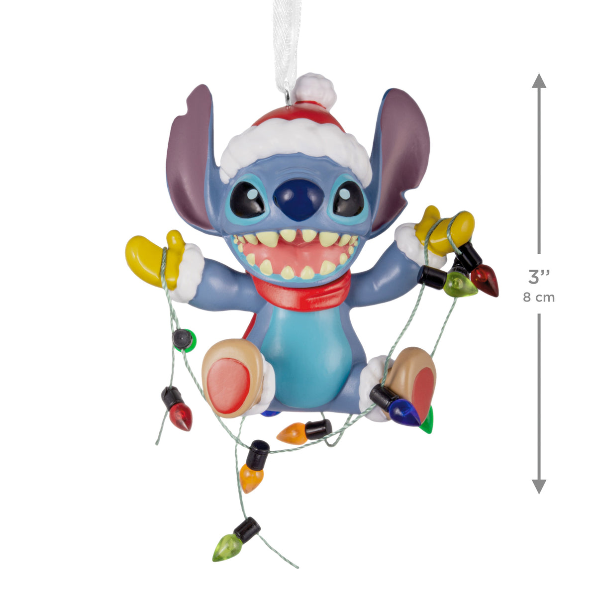 Collectable Disney Lilo & Stitch Fairy Light Entangled Stitch Ornament