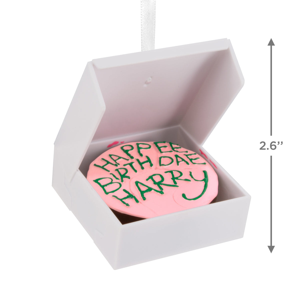 Collectable Harry Potter™ - Harry's Pink 11th Birthday Cake Ornament