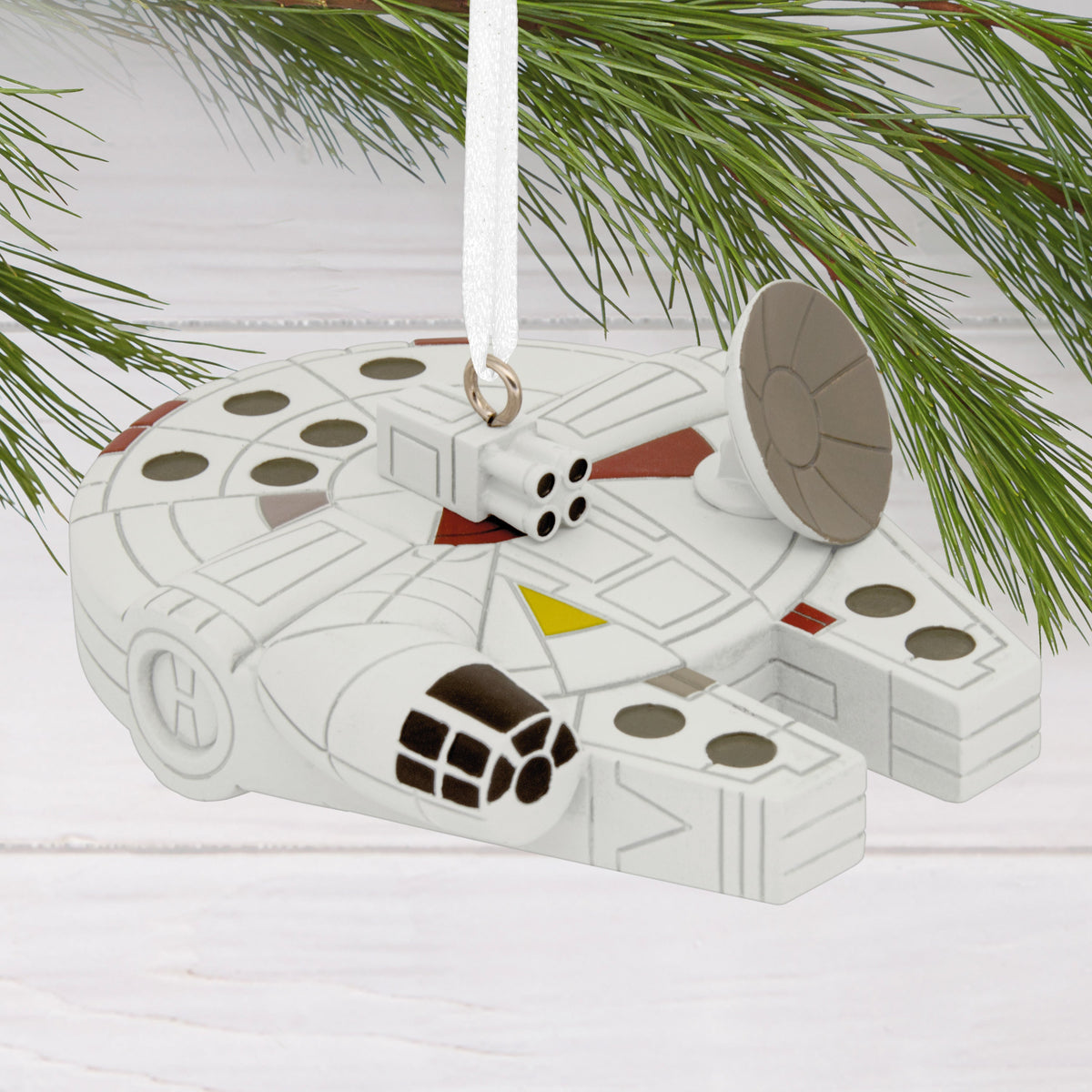 Collectable Star Wars™ Millennium Falcon Hanging Christmas Ornament