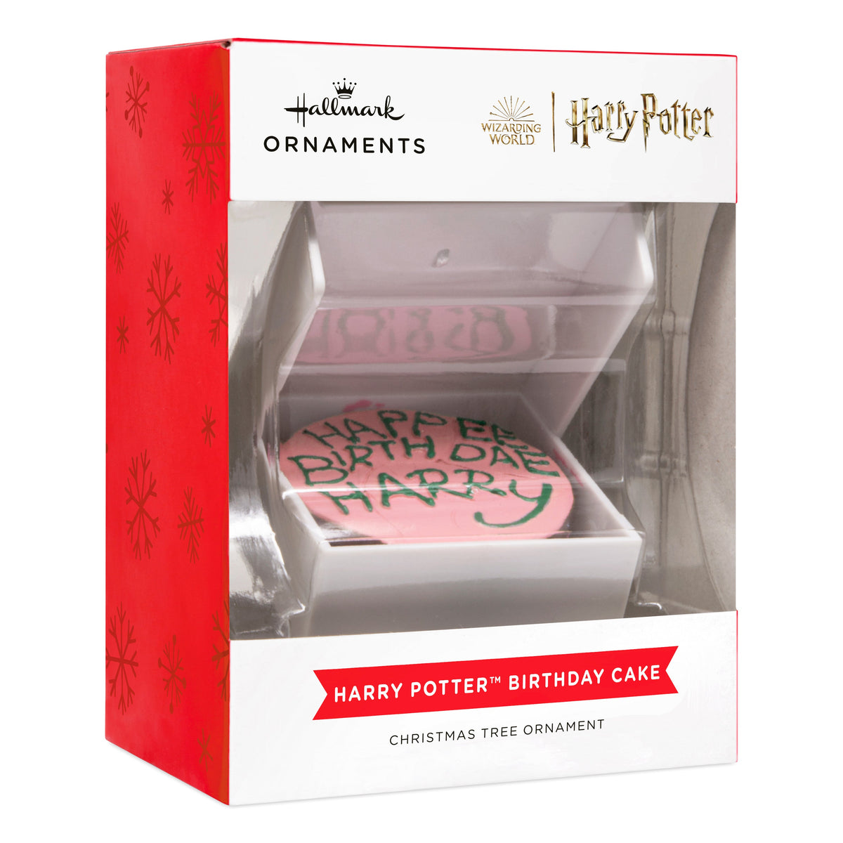 Collectable Harry Potter™ - Harry's Pink 11th Birthday Cake Ornament