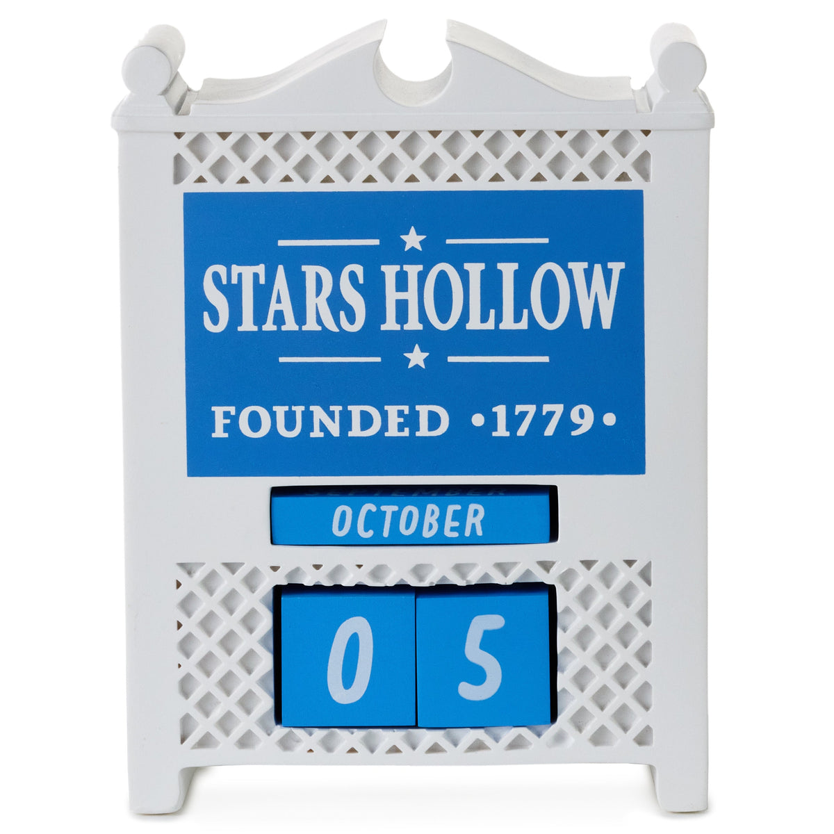 Gilmore Girls Stars Hollow Town Sign Perpetual Calendar