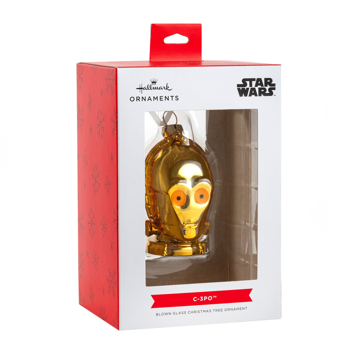 Star Wars™ Glass Ornament - C-3PO Gold Head