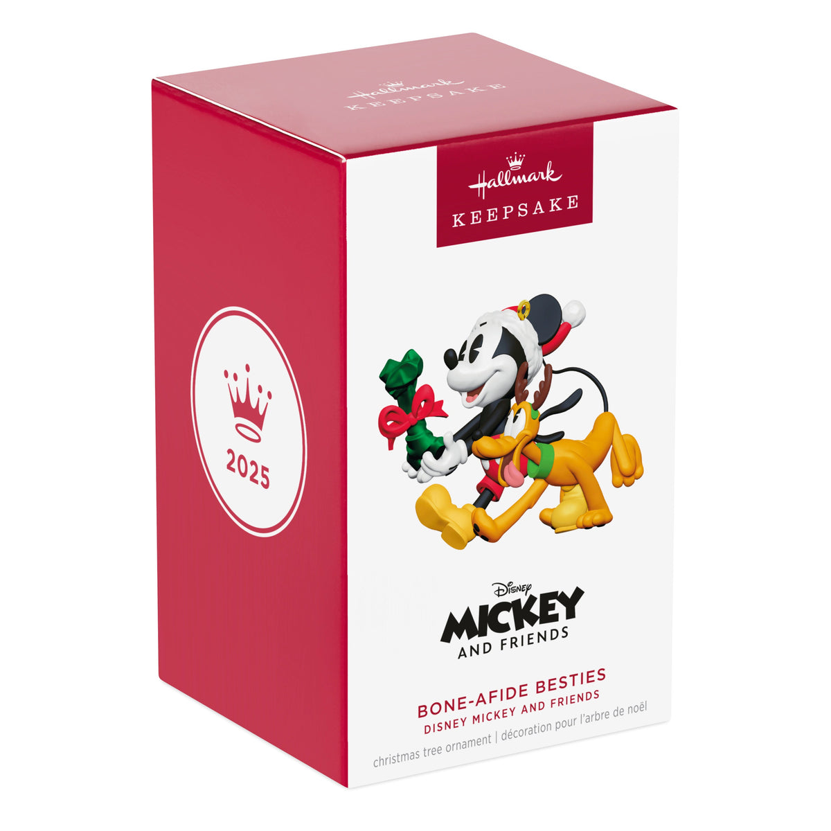 Keepsake Disney Hanging Ornament - Mickey Mouse & Pluto with Bone