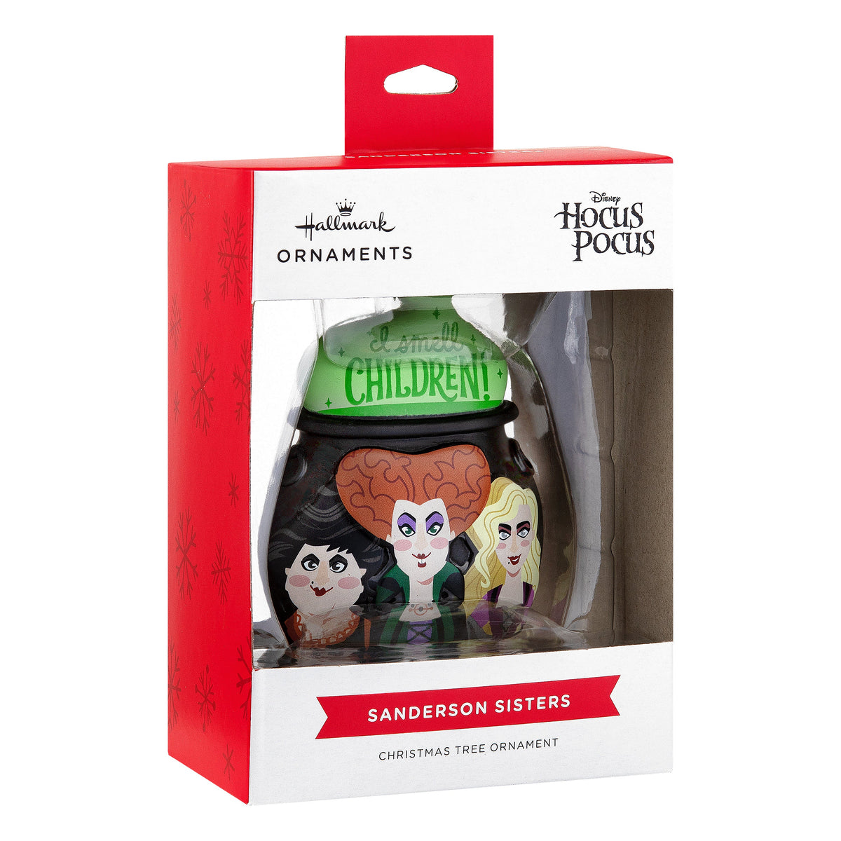 Collectable Hocus Pocus Ornament - I Smell Children Sanderson Sisters Design