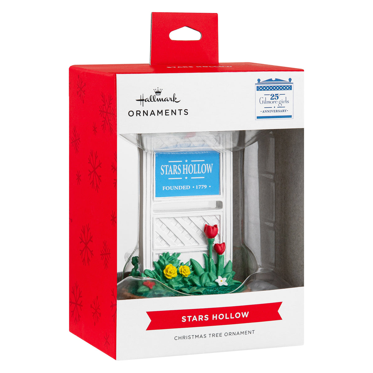 Collectable Gilmore Girls Ornament - Stars Hollow Town Sign Design