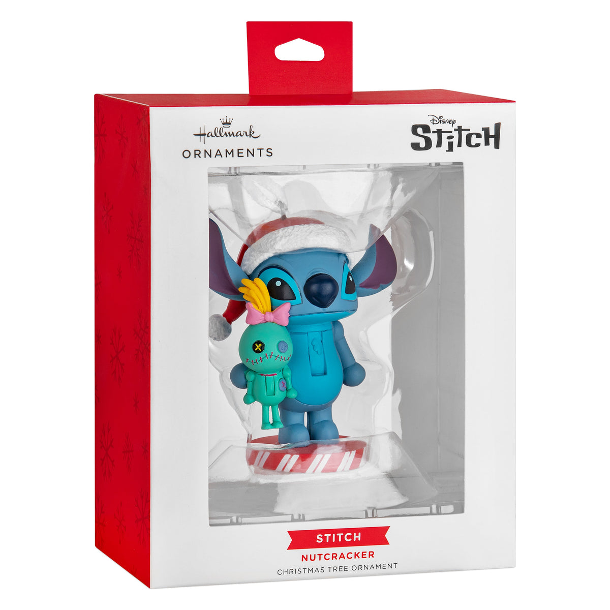Collectable Nutcracker Ornament - Disney Lilo & Stich, Stitch & Scrump Design