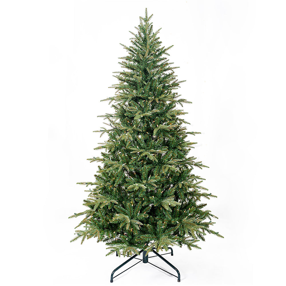 Kurt Adler 6.5' Pre-Lit Clear Incandescent Grand Fir Tree