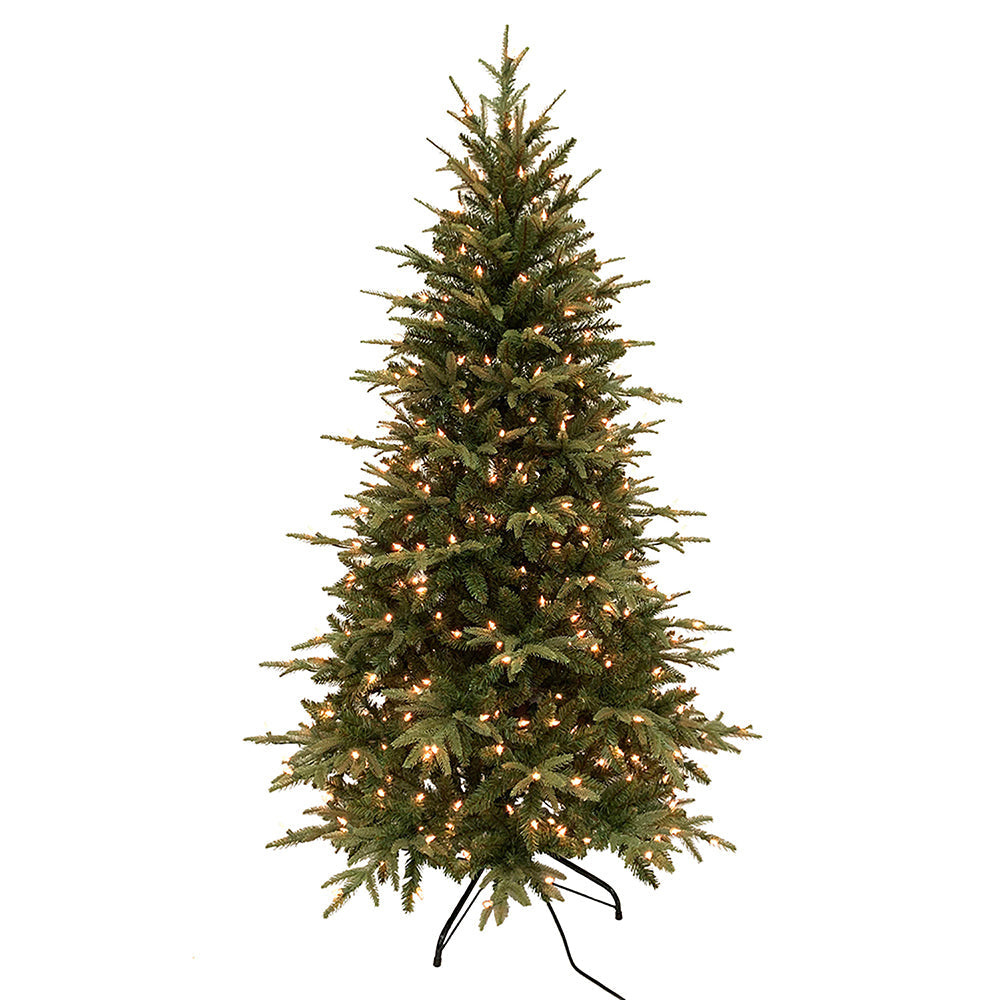 Kurt Adler 6.5' Pre-Lit Clear Incandescent Grand Fir Tree