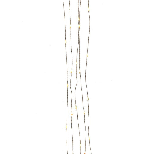 Kurt Adler 200-Light Dual Color LED Lights with Silver Wire