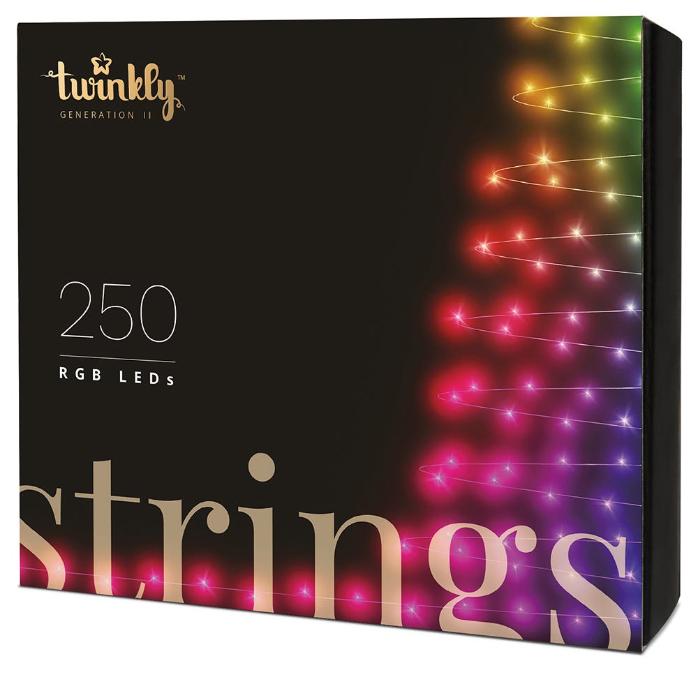 Kurt Adler Twinkly™ 250-Light RGB LED String Light Set